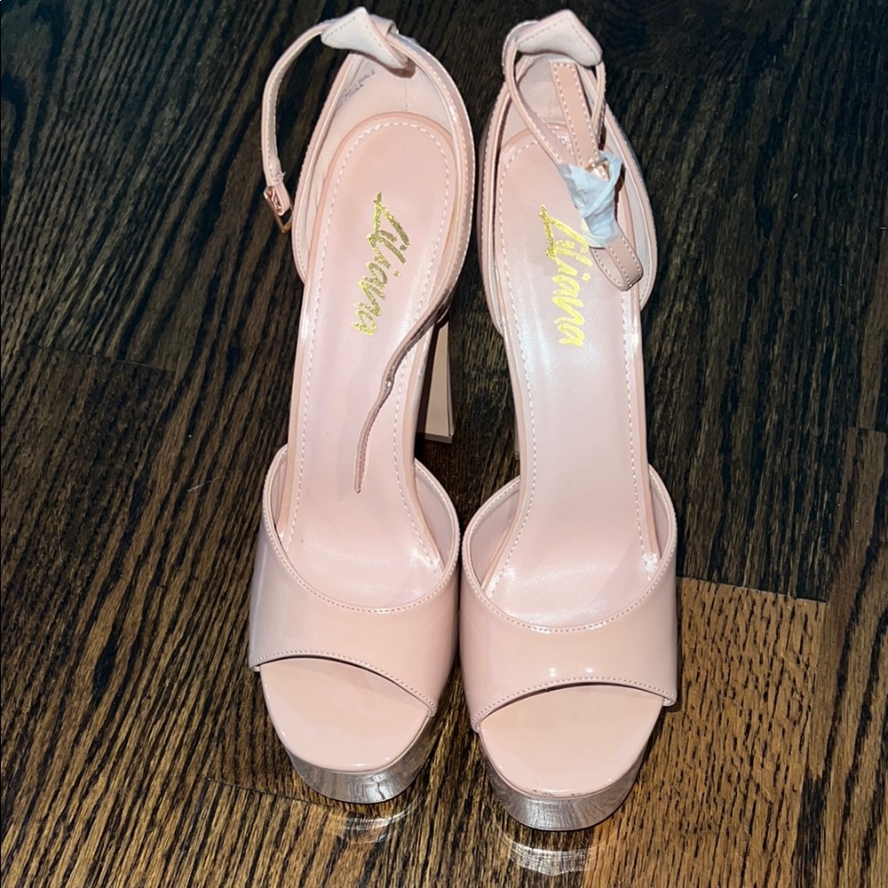 Liliana Blush Pink Platform Heels